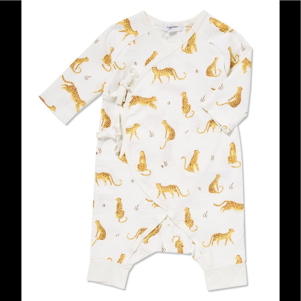 Angel Dear Cheetah Muslin Coverall